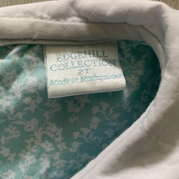 EdgeHill Collection 2T Blue Floral Kids Vintage Dress cottage core vintage style - Picture 2 of 6